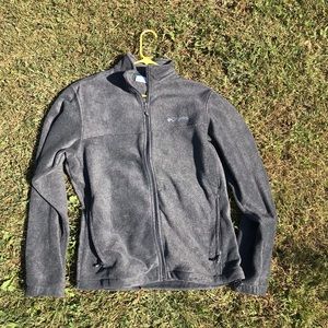Gray Columbia zip up fleece